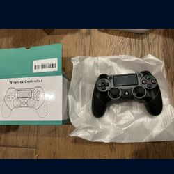 Ubsvaky Wireless Controller for PS4, Wired P-4 Pro Controller with Paddles, Black P-4 Controller Accessories, P-4 Accessories Perfect Adaptive Full Ve