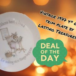 Vintage 4" 1977 Plate