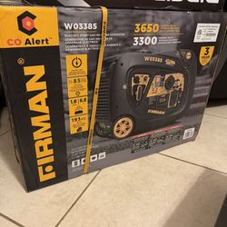 Brand New Sealed Firman W03385 Generator 3650w
