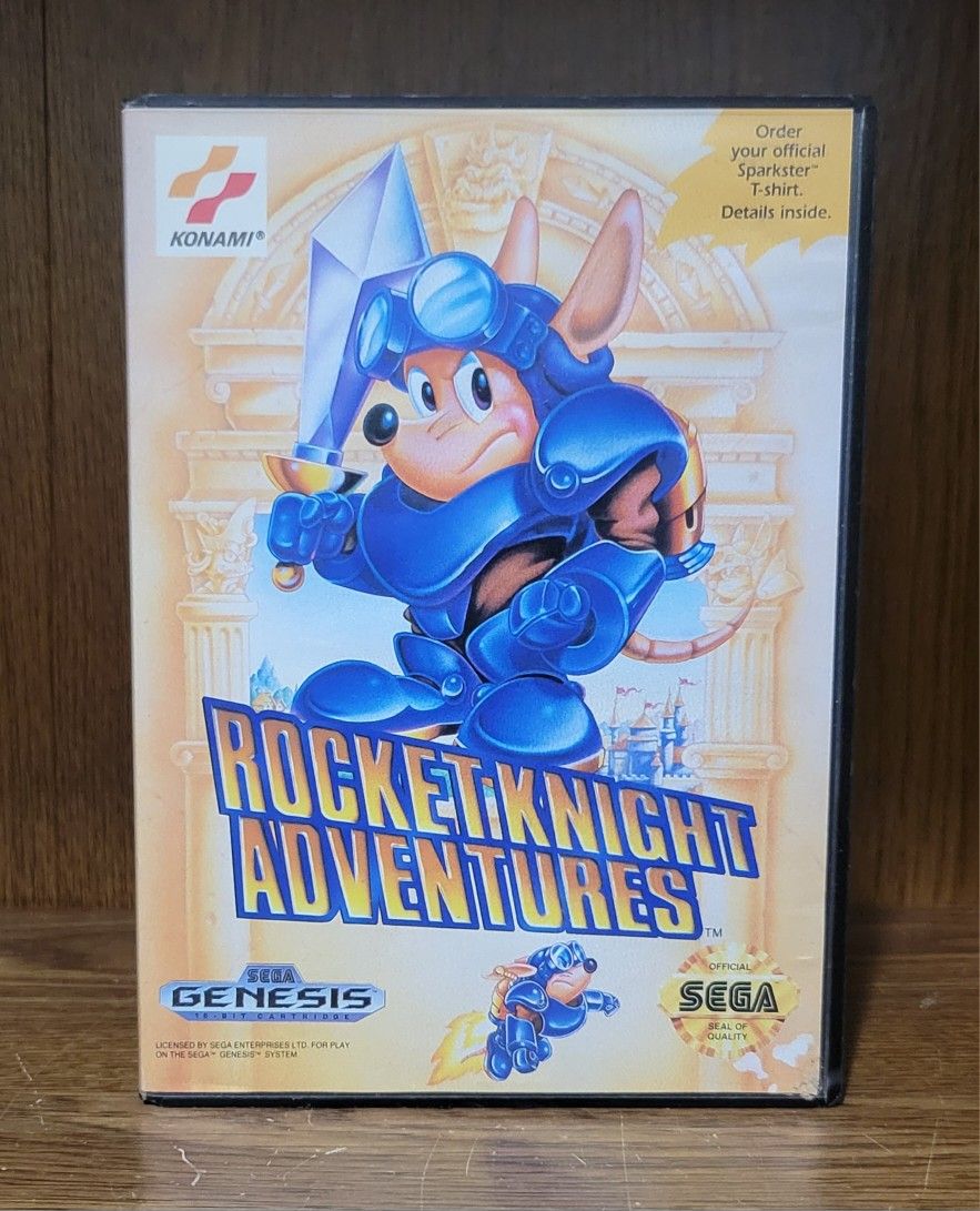 SEGA GENESIS ROCKET KNIGHT ADVENTURES - COMPLETE (TESTED & WORKING) 