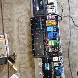 Complete Pedal Board