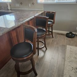 Bar Stools - Set of Three