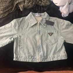 Women’s Small Cropped Denim Jean Prada 