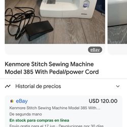 Kenmore Sewing Machine New if available