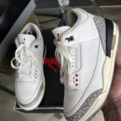 Air Jordan 3 “White Cement” Size 8.5