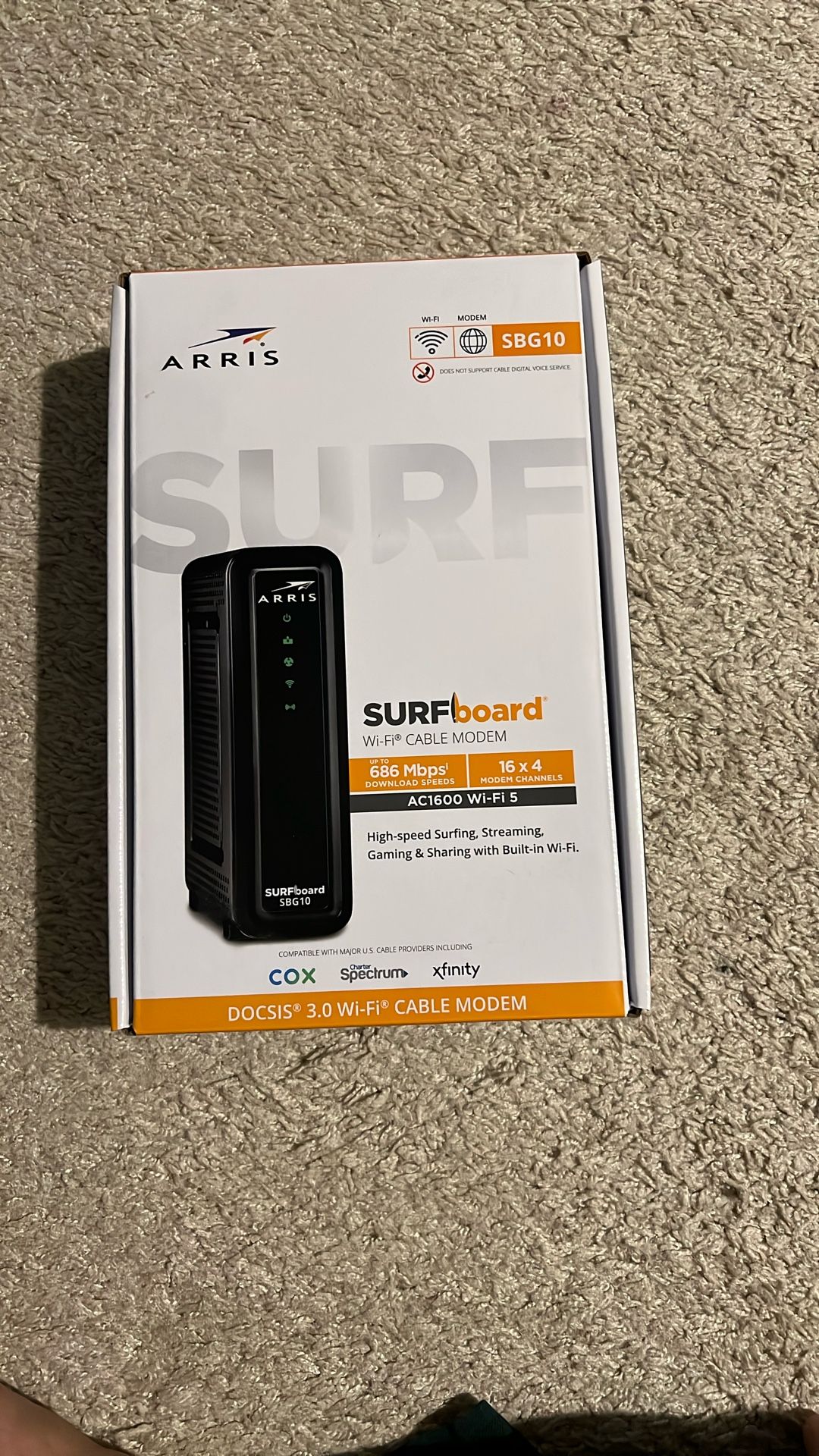 Arris SBG10 Modem-Router Almost Brand New