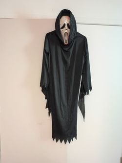 Ghostface Scream Halloween Costume with Mask