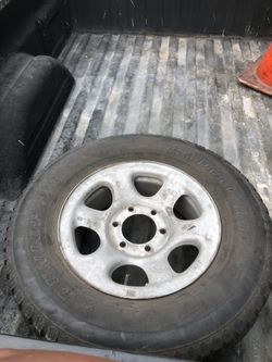 Dodge Ram spare wheel