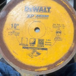 Dewalt 10” Diamond Blade