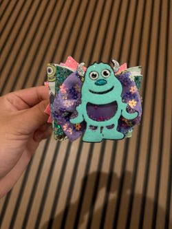 Monsters Inc Sully Hair Bow Clip