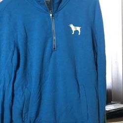 Love Pink Quarter Zip Sweatshirt 