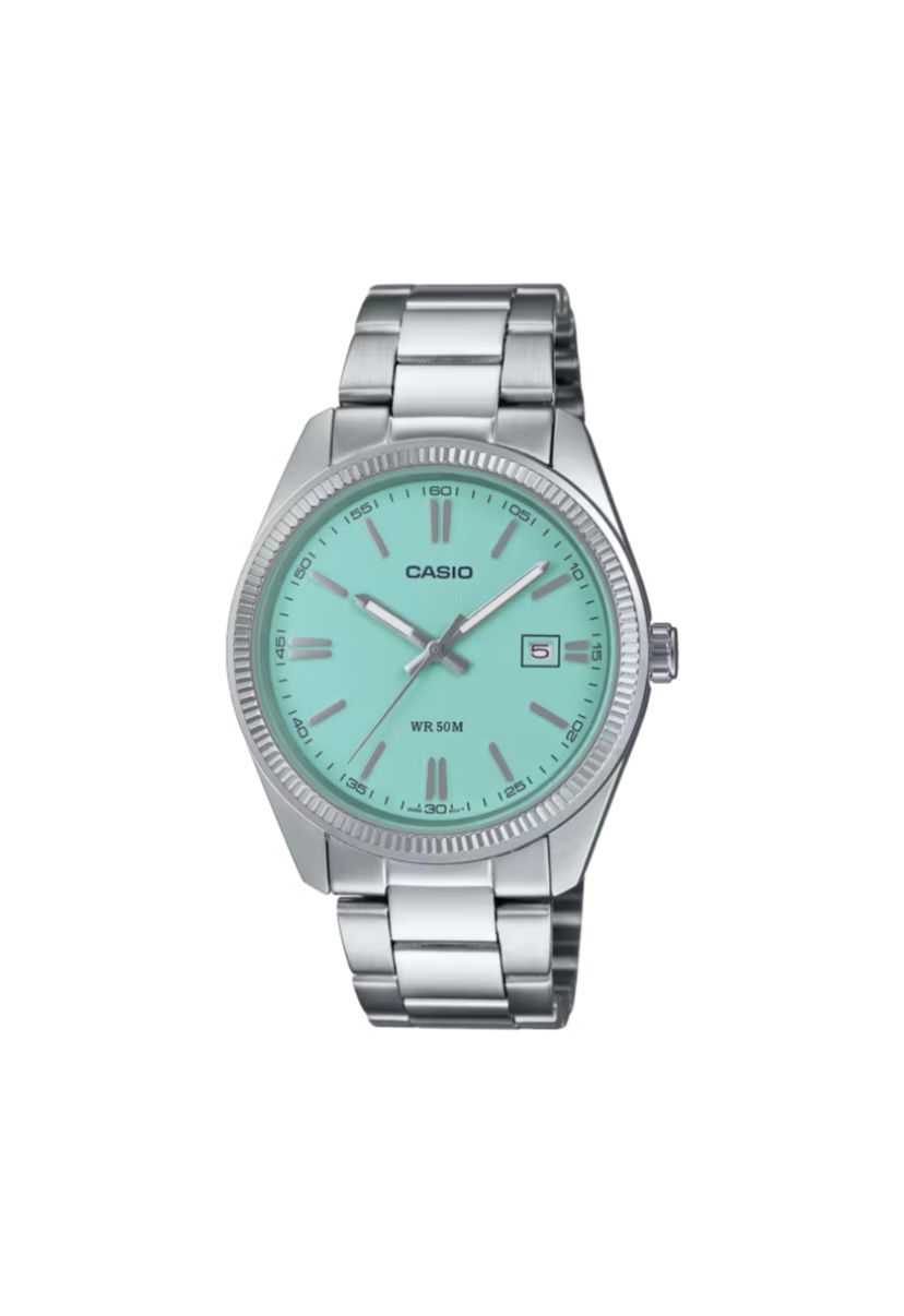Casio MTP1302D-2A2V Tiffany Blue Watch *rare*
