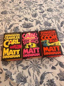 Dungeon Crawler Carl Books 1–3 – Matt Dinniman – Hardcover Set