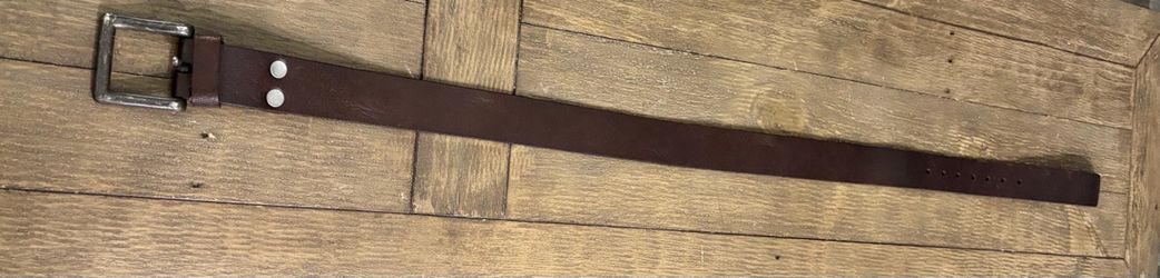 Vintage Abercrombie & Fitch Men’s Brown Leather Double Wrap Bracelet 90’s