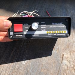 Amber LED Bar Light And Whalen Traffic Advisor