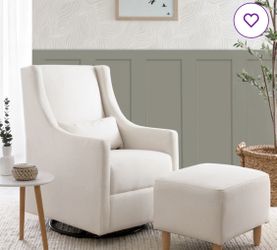 Baby Letto Rocking Chair With Ottoman