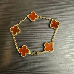 Red/Gold Van Cleef Bracelet 