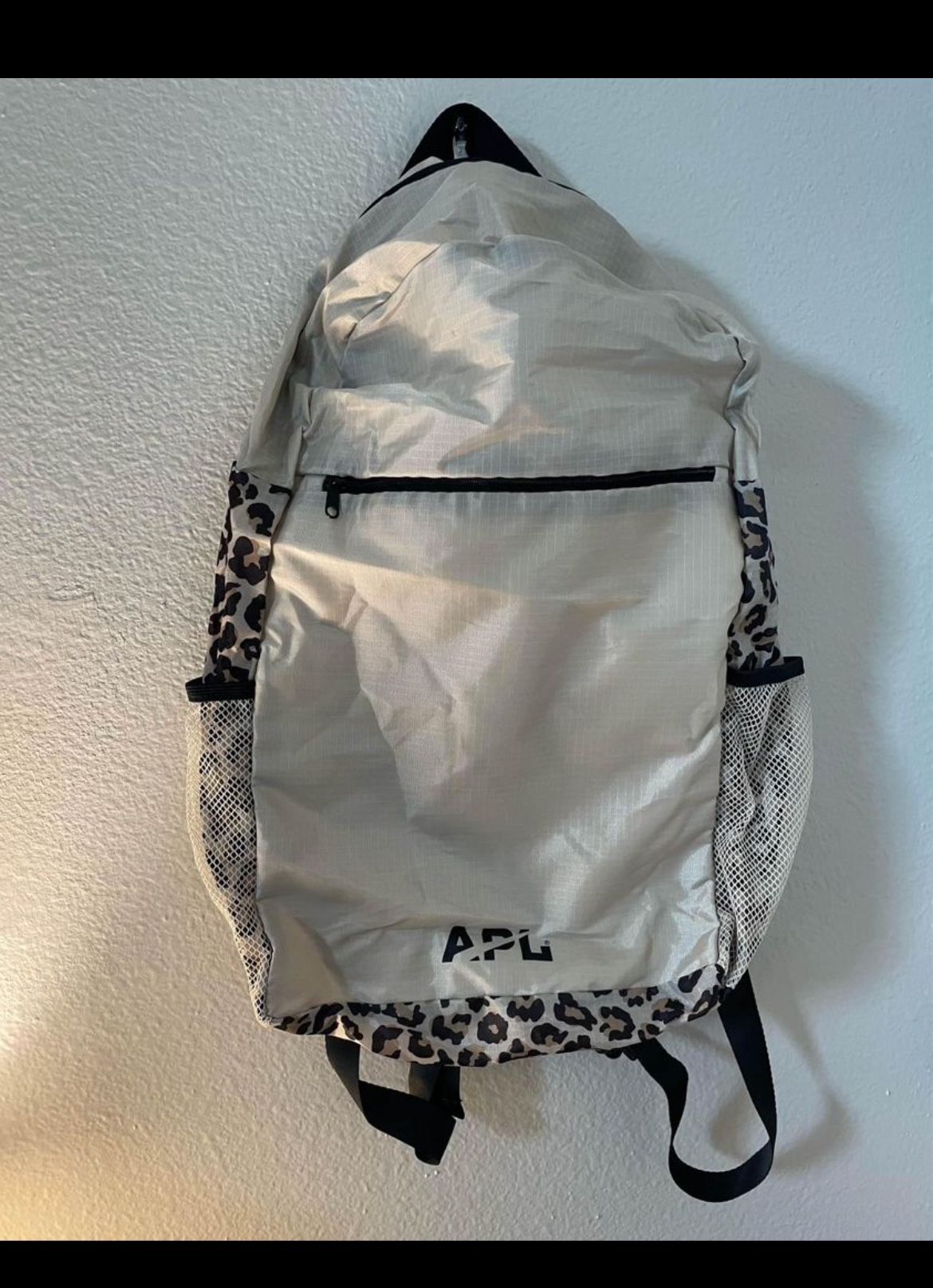 APL leopard print packable lightweight backpack like new
