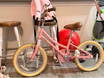 Kids bike pink 12 inch for 3-5 yr olds