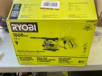 RYOBI 1200 PSI 1.8 GPM Cold Water Automotive High Flow Electric Pressure Washer Kit
