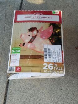 Brand new light up flying big used once