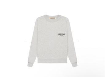 White Light oatmeal essential crewneck