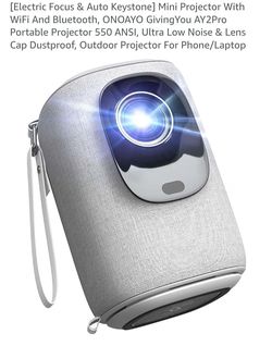 ONOAYO AY2Pro Portable Mini Projector