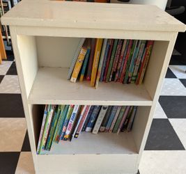 Bookcase and 58 Children’s Books