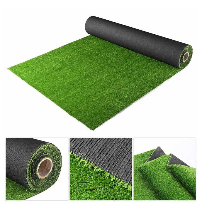 Artificial Grass Turf Fake Grass Synthetic Carpet Mat Patio Yard Decor Landscaping 65'x5' Pasto Artificial - Remodeling Needs