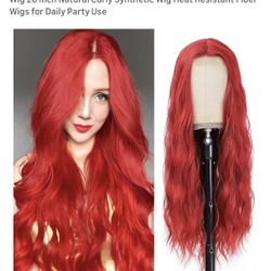 Long Red Wig