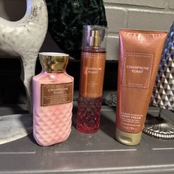 New CHAMPAGNE TOAST Body Cream, Lotion, And Fine Fragrance Mist From BATH & BODY WORKS