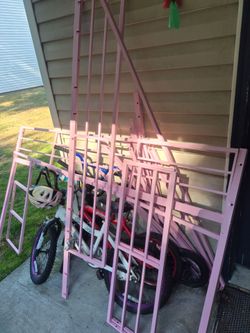 Girls PINK bunkbed