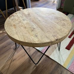 Round Wooden Coffee Table