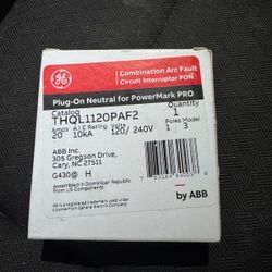 Breaker GE 20amp AFCI