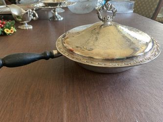 Antique silver pan