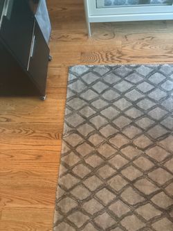 West Elm 8x10 Wool Area Rug – Neutral Modern