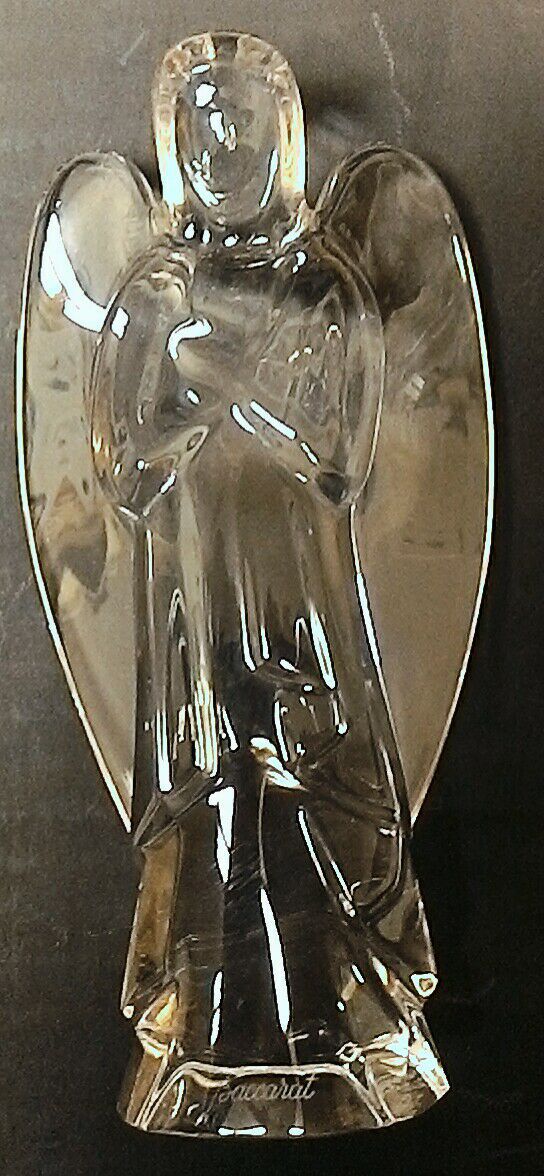 $70 OBO Luxury French BACCARAT Art Glass Crystal Praying Angel