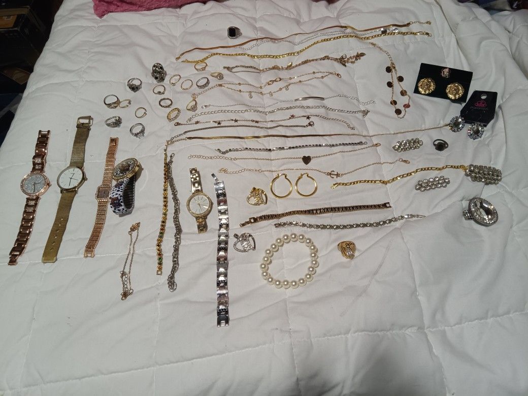 57 Pieces Of custom Costume Jewelry