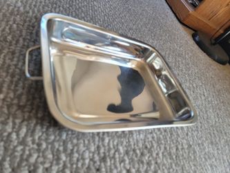 New stainless steel tray