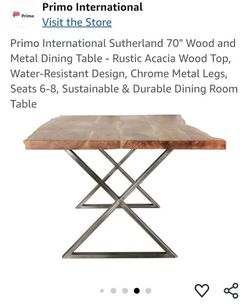 Primo International Iron Wood Table Legs
