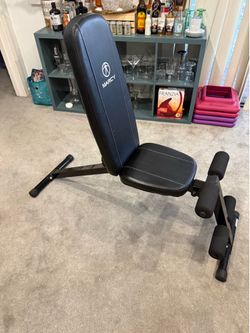 ADJUSTABLE WORKOUT BENCH. Please read description