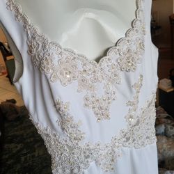 Wedding Dress And Veil 