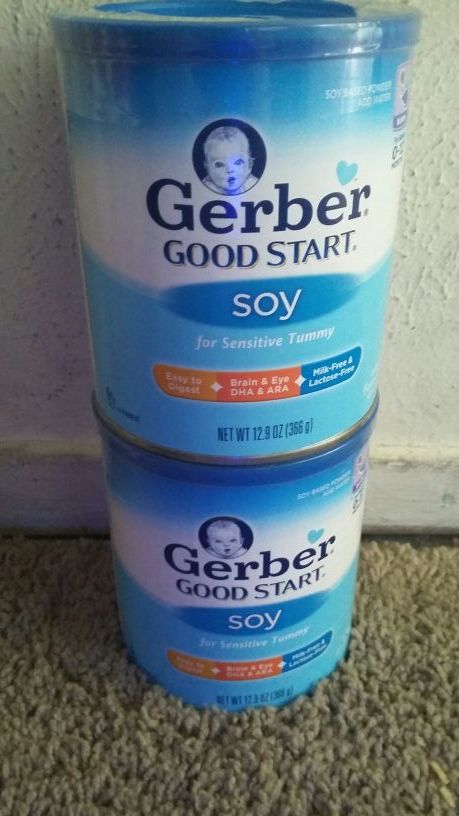$10 EACH C/U (2) Cans Gerber Goodstart Soy 12.9 oz Leche de Polvo Para Bebe Gerber Soya Lata Pequena