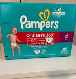 Pampers diapers size 4