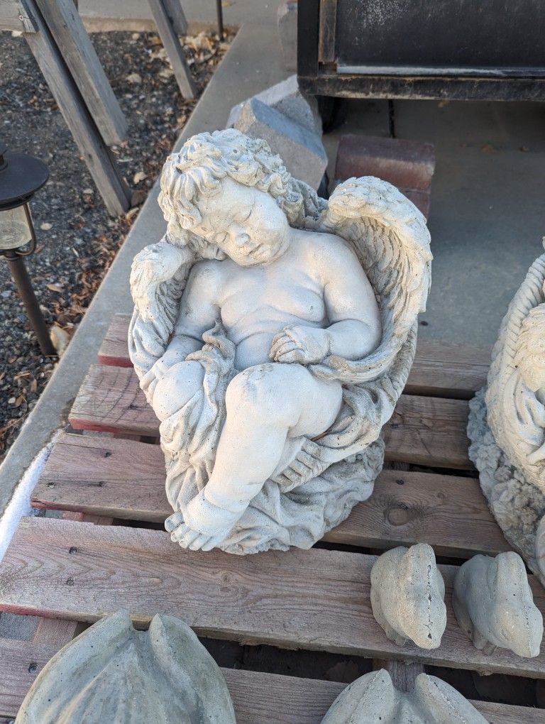 Large Concrete Angel

