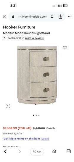 Stunning large nightstands pair Hooker Furniture