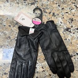 gloves leather L New