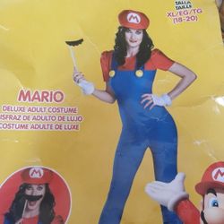 Mario Deluxe Costume Xlarge