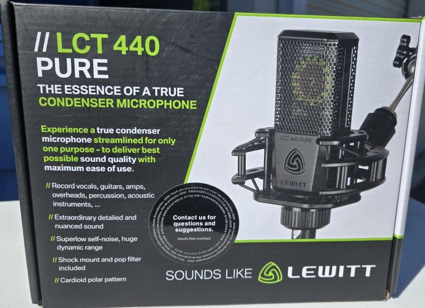 Used Lewitt 440 Pure Condensor Microphone