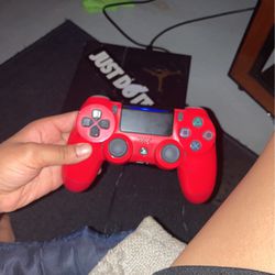Red PS4 Controller 
